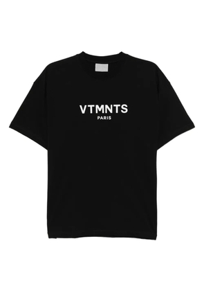 VETEMENTS logo-printed T-shirt - Black