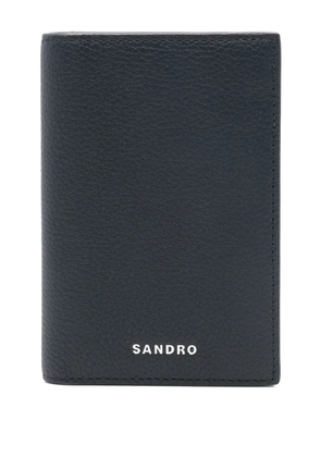 SANDRO logo wallet - Blue
