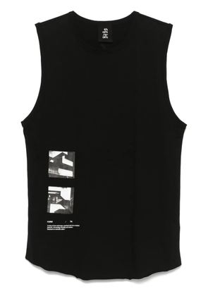 Thom Krom patchwork-detail vest - Black