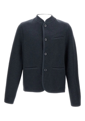 Rier welt-pockets collar jacket - Grey