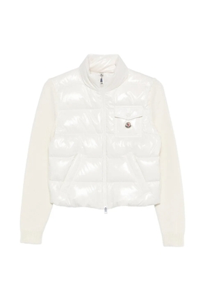 Moncler zip-fastening padded jacket - White