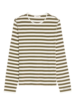 Zadig&Voltaire long-sleeved striped T-shirt - Green