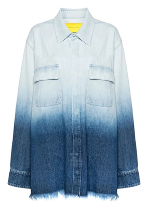 Marques'Almeida ombré-effect denim jacket - Blue