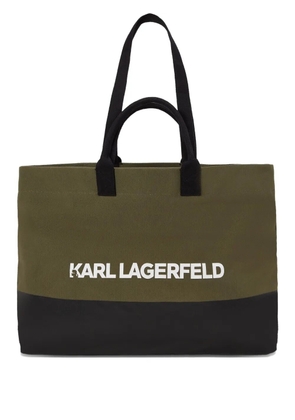 Karl Lagerfeld K/Essential logo shopper - Green