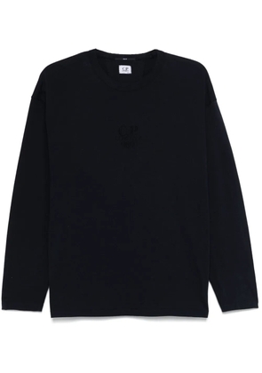 C.P. Company logo-embroidered T-shirt - Blue