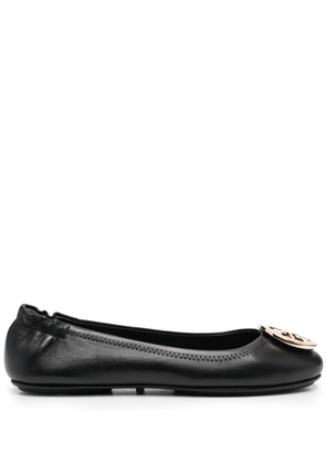 Tory Burch Minnie travel ballerina shoes - Black