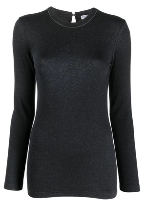 Brunello Cucinelli chain collar top - Grey