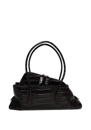 The Attico small La Passeggiata shoulder bag - Brown