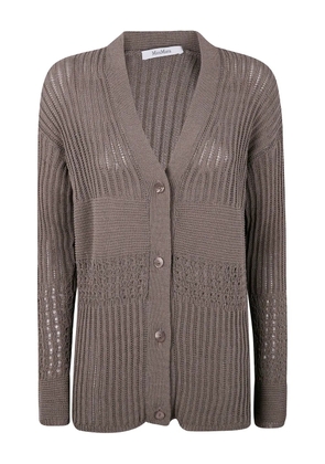 Max Mara March knitted button-up cardigan - Neutrals