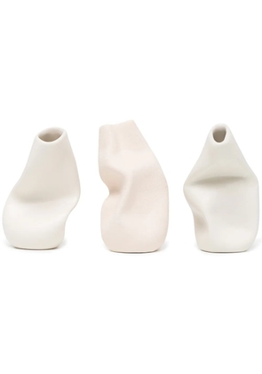 Completedworks sculpted vases set of 3 - Neutrals