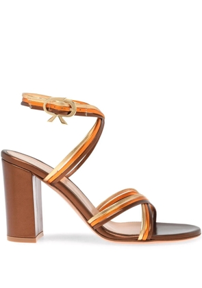 Gianvito Rossi 85mm Calissa sandals - Brown