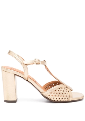 Chie Mihara 80mm Bechill sandals - Gold