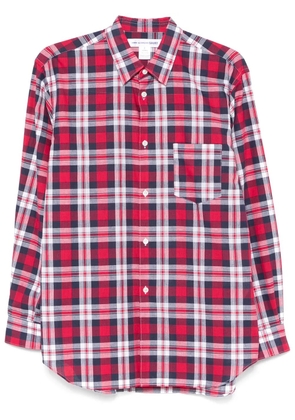 Comme Des Garçons Shirt checked shirt - Red