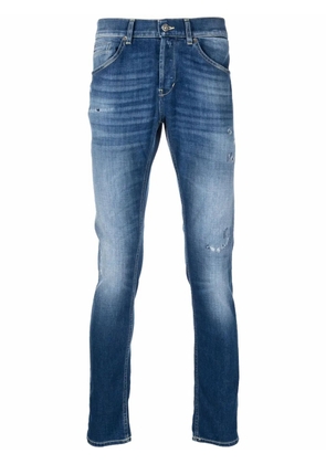 DONDUP stonewashed-finish jeans - Blue