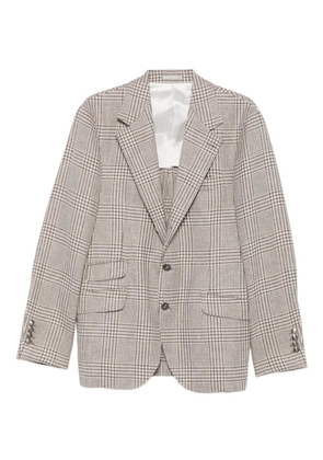 Brunello Cucinelli single-breasted blazer - Brown
