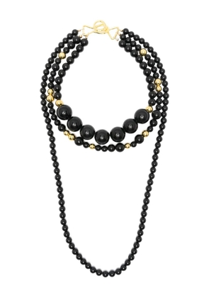 Atu Body Couture layered beaded necklace - Black