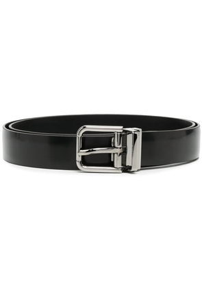 Dolce & Gabbana buckled leather belt - Black