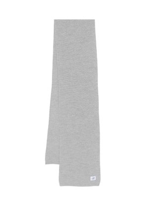 C.P. Company logo-appliqué scarf - Grey