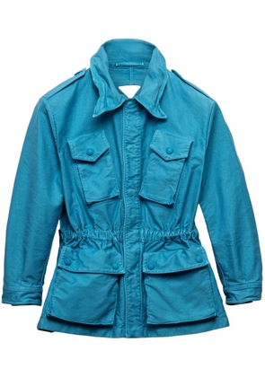 Prada cotton safari jacket - Blue