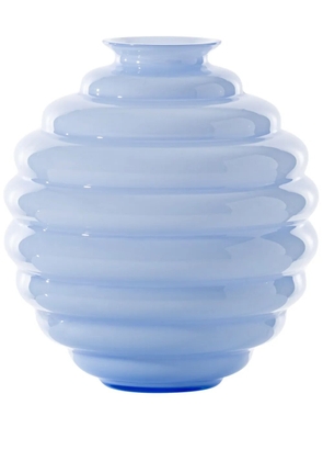 Venini Deco vase (29cm x 26cm) - Blue
