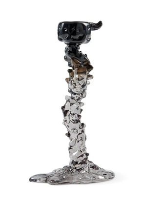 POLSPOTTEN sculptural candle holder - Black