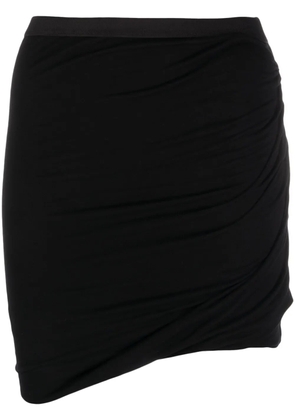 Rick Owens Lilies asymmetric fitted skirt - Black