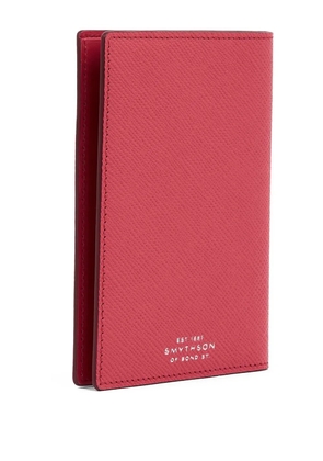 Smythson Panama passport cover - Pink