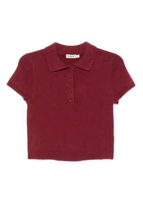 Simkhai short-sleeve polo top - Red