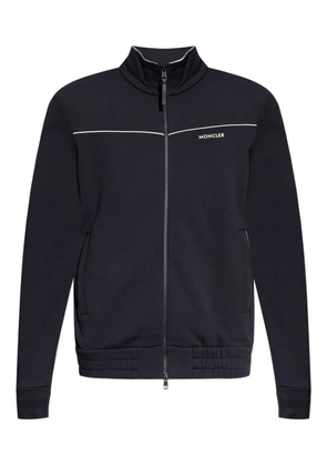 Moncler zip-up fleece track jacket - Blue