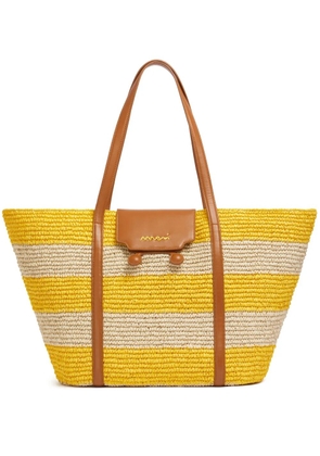 Marni medium Trunkaroo beach tote bag - Yellow