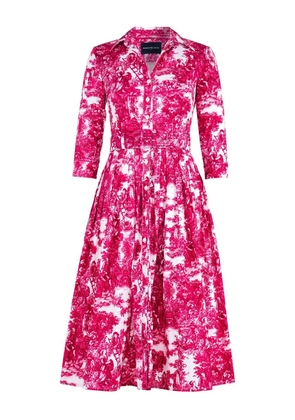 Samantha Sung Audrey pleated midi dress - Pink