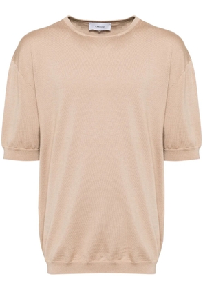 Lardini short-sleeved jumper - Brown