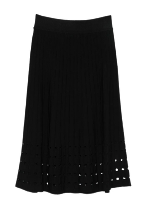 DKNY crepe midi skirt - Black