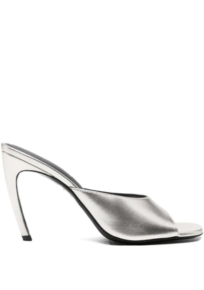 The Attico 100mm Betta sandals - Silver