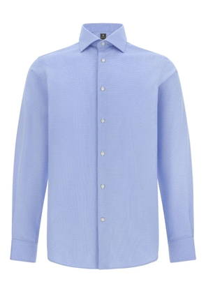Boggi Milano windsor-collar cotton shirt - Blue