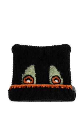 LOEWE eyes beanie hat - Black