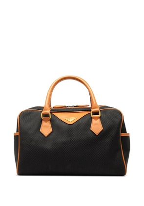 Saint Laurent Pre-Owned 20th Century PVC boston bag - Black