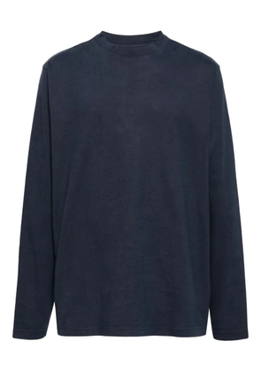 adidas Yeezy long-sleeve cotton T-shirt - Blue