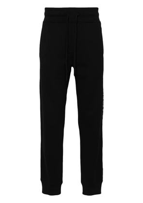 Versace Jeans Couture logo-trim cotton track pants - Black