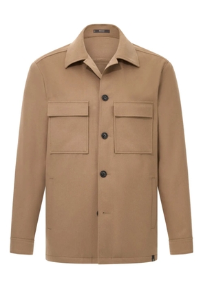 Boggi Milano button-fastening shirt jacket - Brown