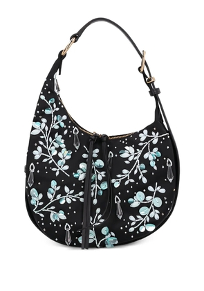 DES PHEMMES sequin-embellished shoulder bag - Black