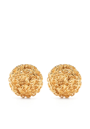 Materiel Chain-in textured earrings - Gold