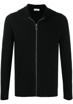 SANDRO hooded wool cardigan - Black
