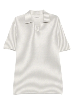 Officine Generale short sleeve polo shirt - Grey