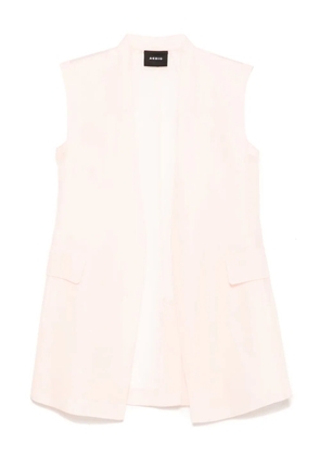 Akris sheer silk gilet - Pink