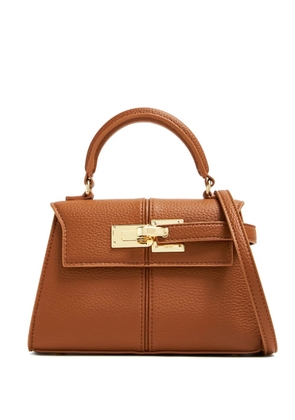 JW Pei Elise structured tote bag - Brown