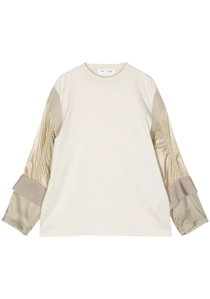 Toga panelled colour-block T-shirt - Neutrals