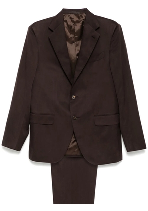 Caruso single-breasted suit - Brown
