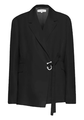 JW Anderson wrap-design blazer - Black