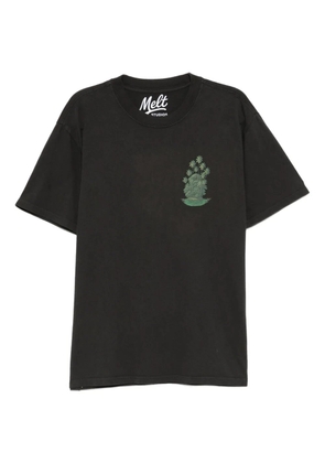 Melt graphic-print T-shirt - Grey
